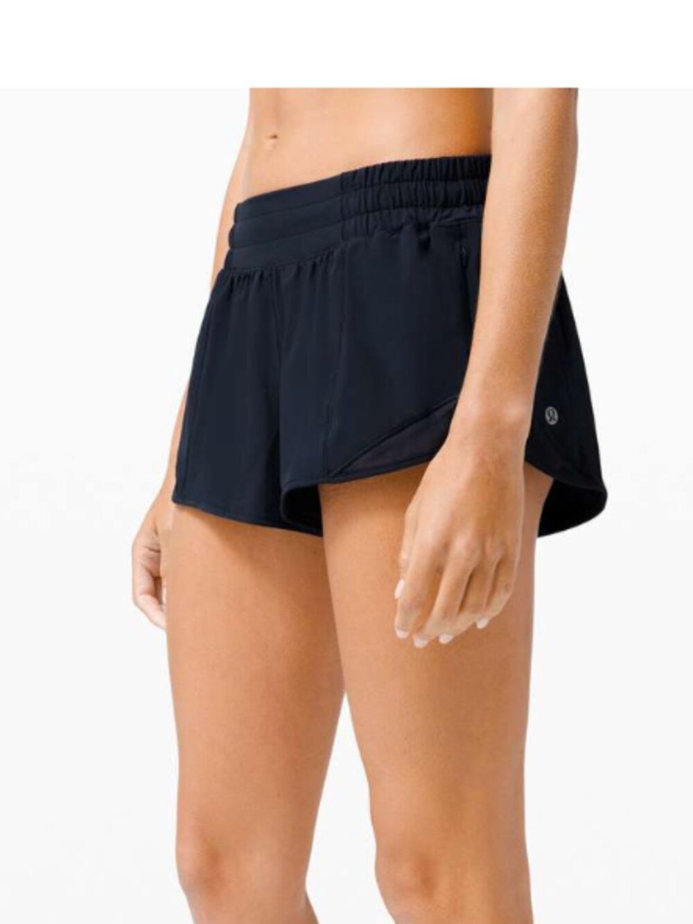 Lululemon Hotty Hot Short II *2.5" True Navy blue 6 shorts athletic lined